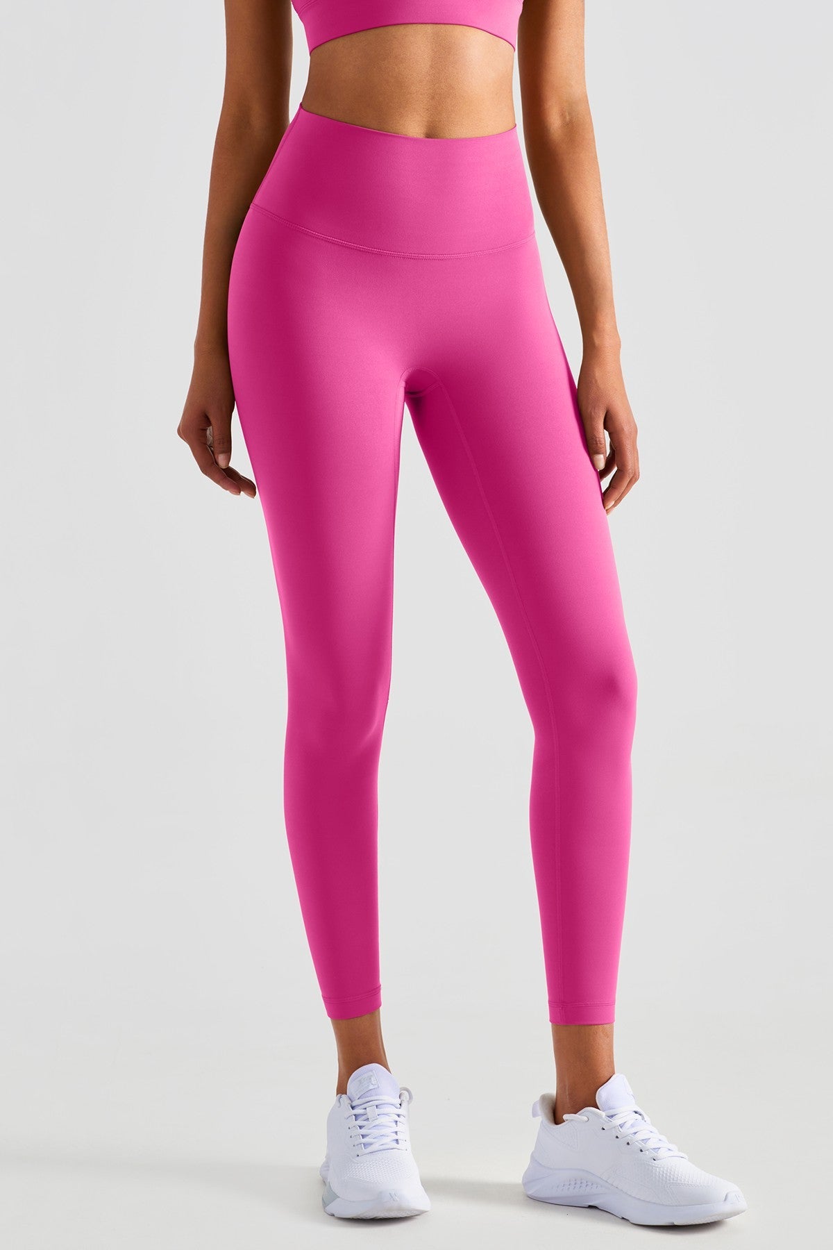 High-Rise No Front Seam Leggings by bornfocus