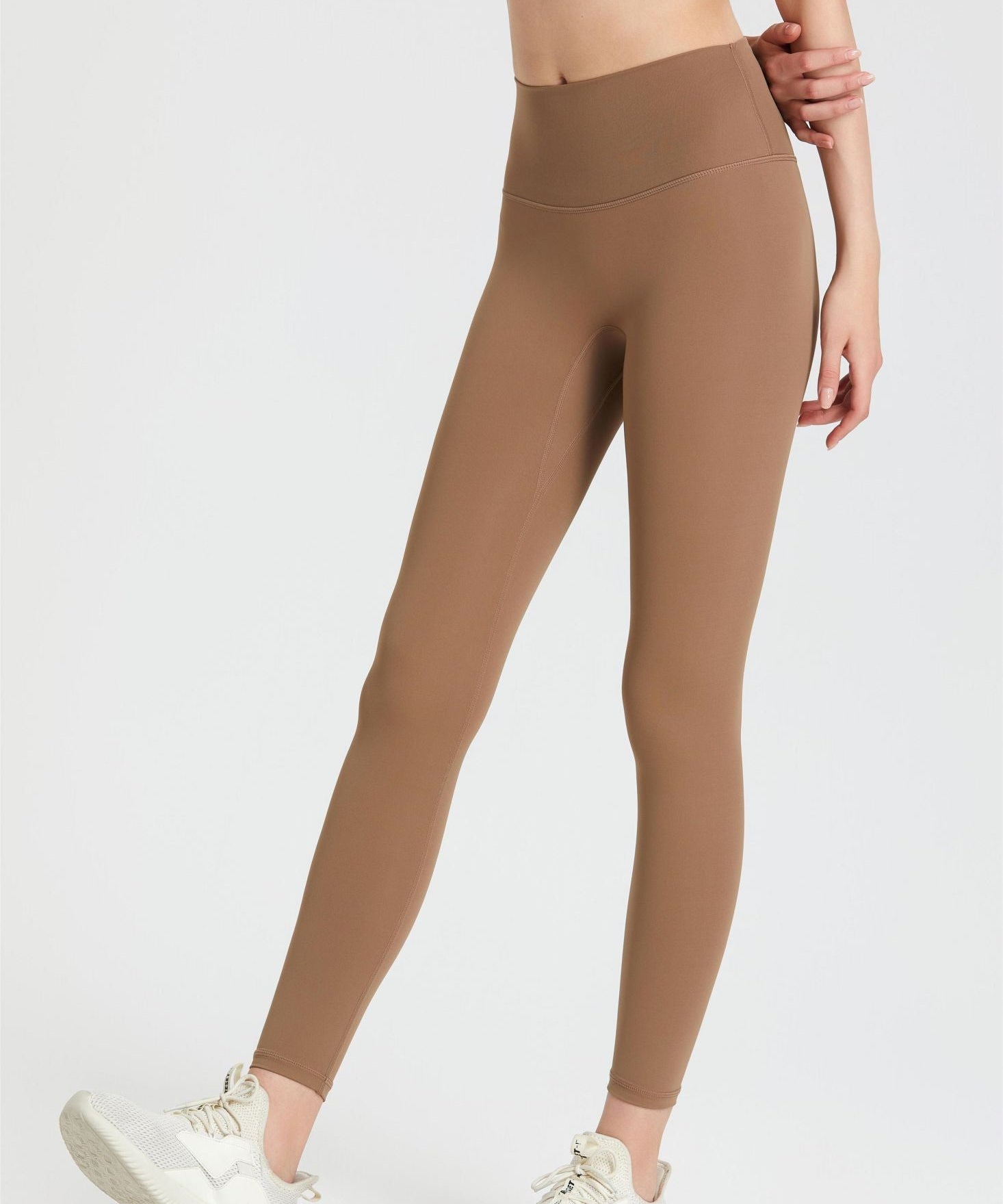 No Front Seam High-Rise Leggings by bornfocus