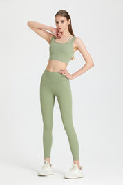 No Front Seam High-Rise Leggings by bornfocus