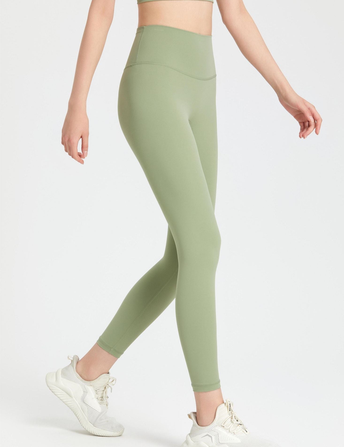 No Front Seam High-Rise Leggings by bornfocus