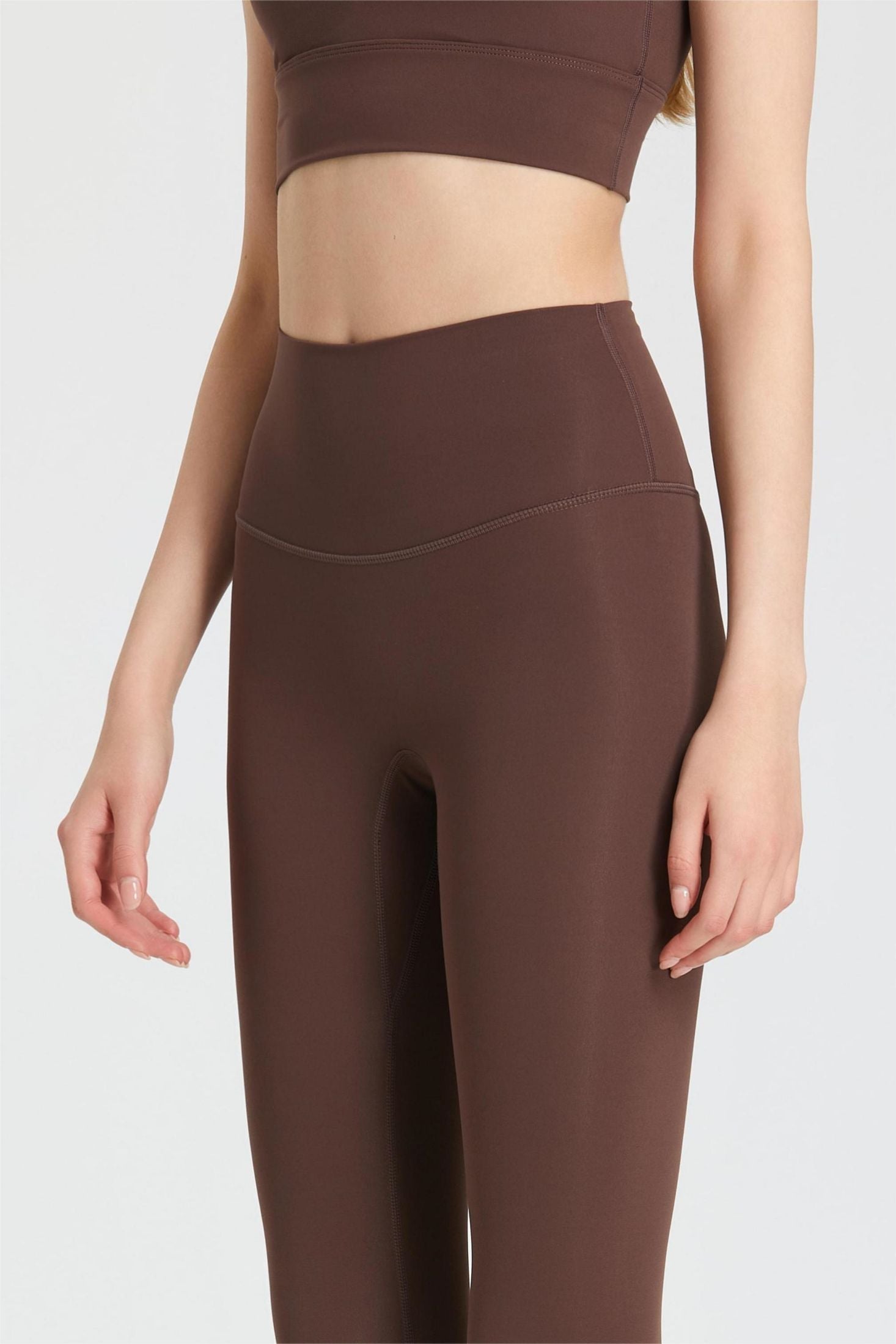 No Front Seam High-Rise Leggings by bornfocus