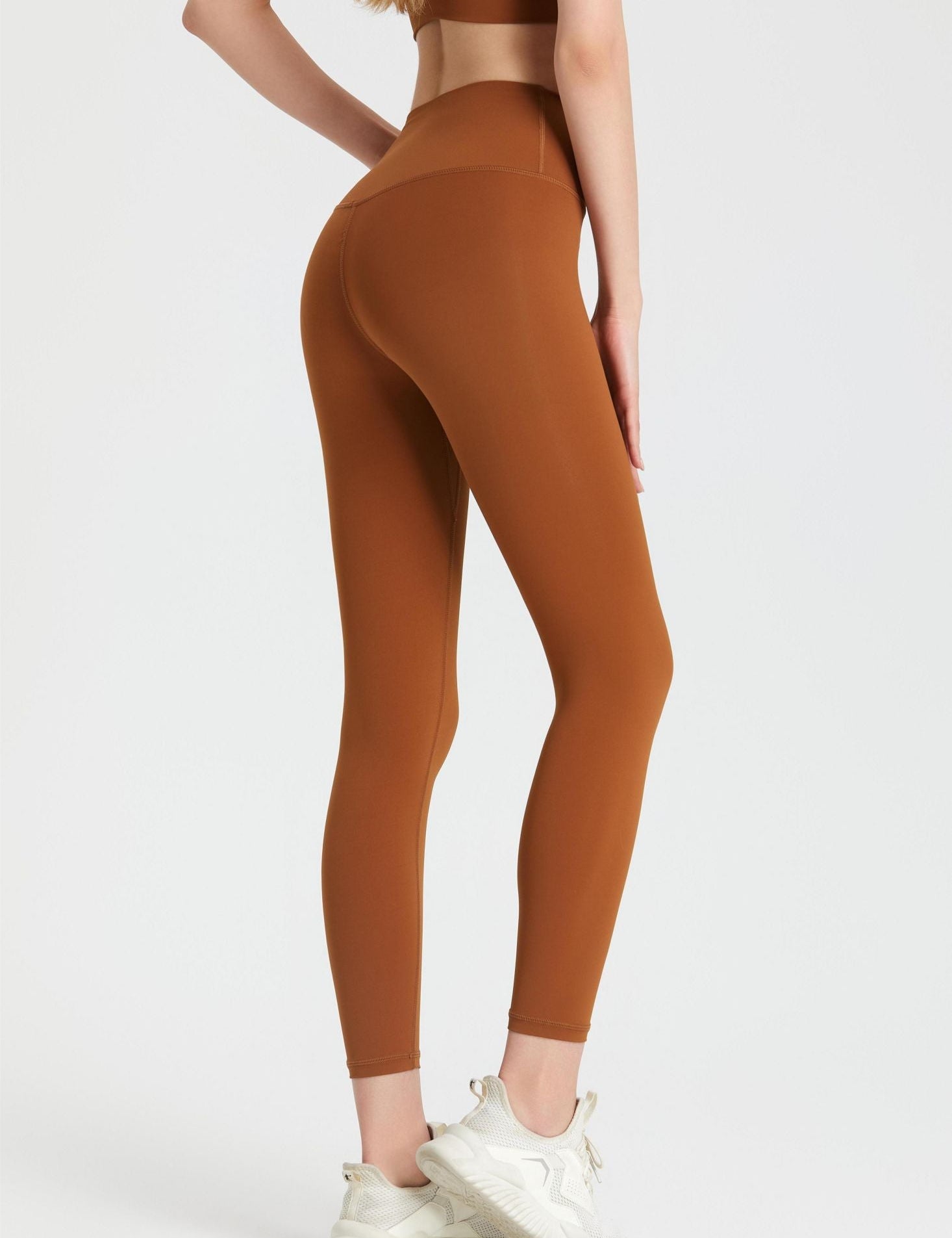 No Front Seam High-Rise Leggings by bornfocus