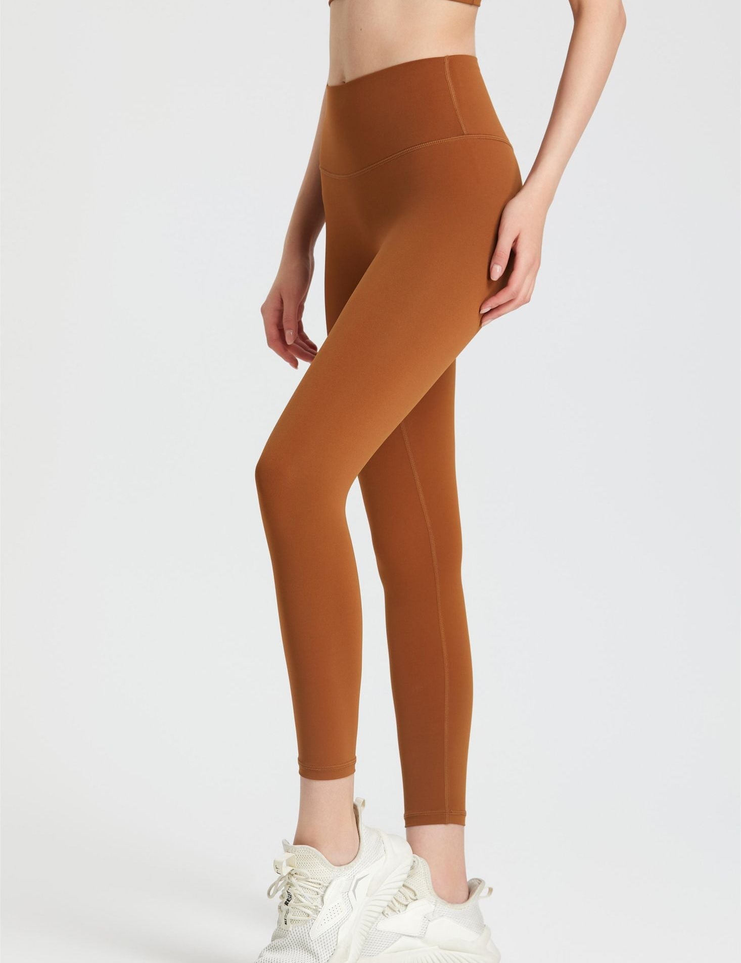 No Front Seam High-Rise Leggings by bornfocus