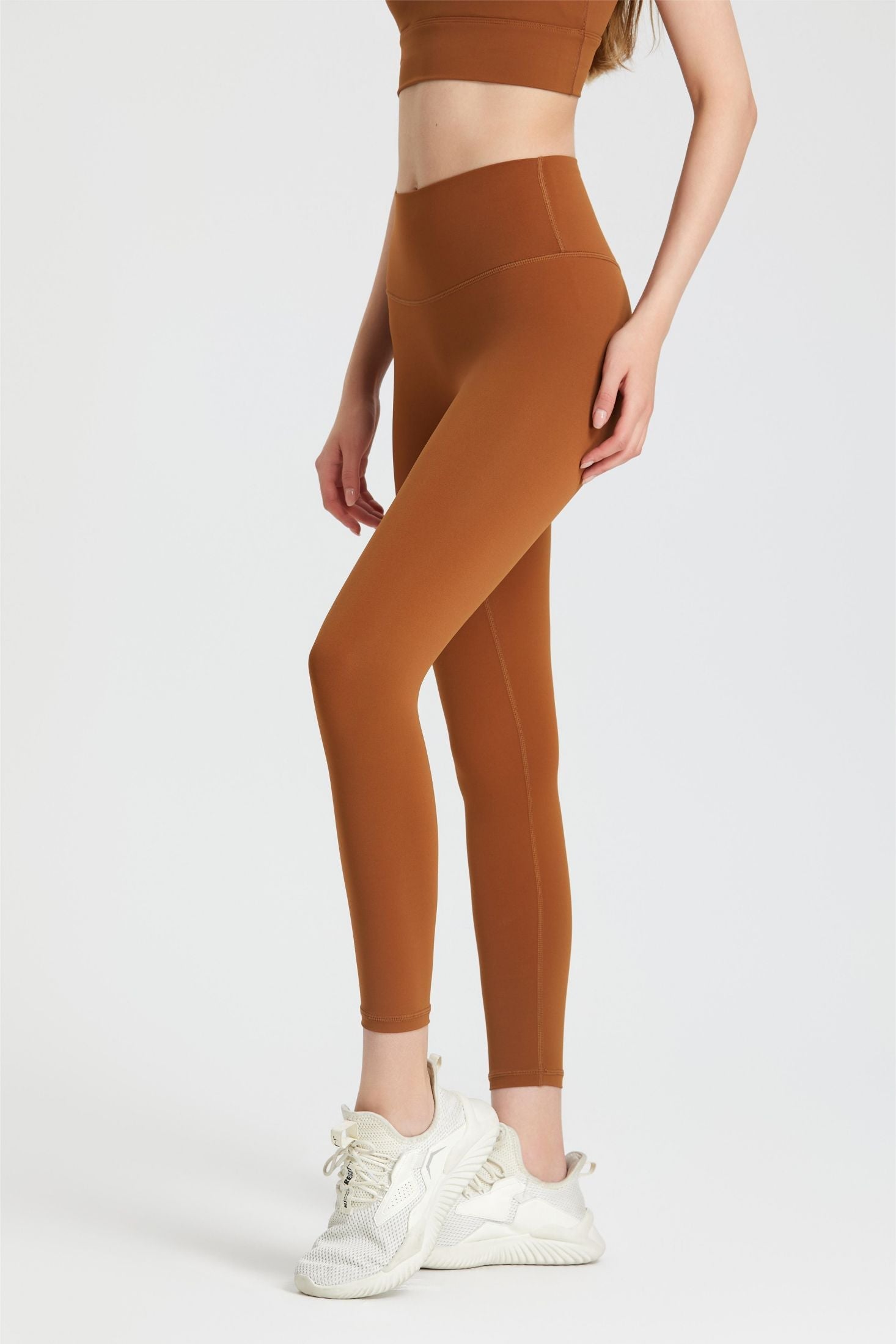 No Front Seam High-Rise Leggings by bornfocus