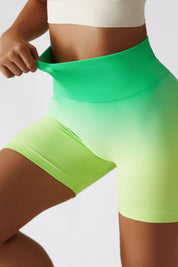 Ombre Seamless Scrunch Butt Shorts by bornfocus