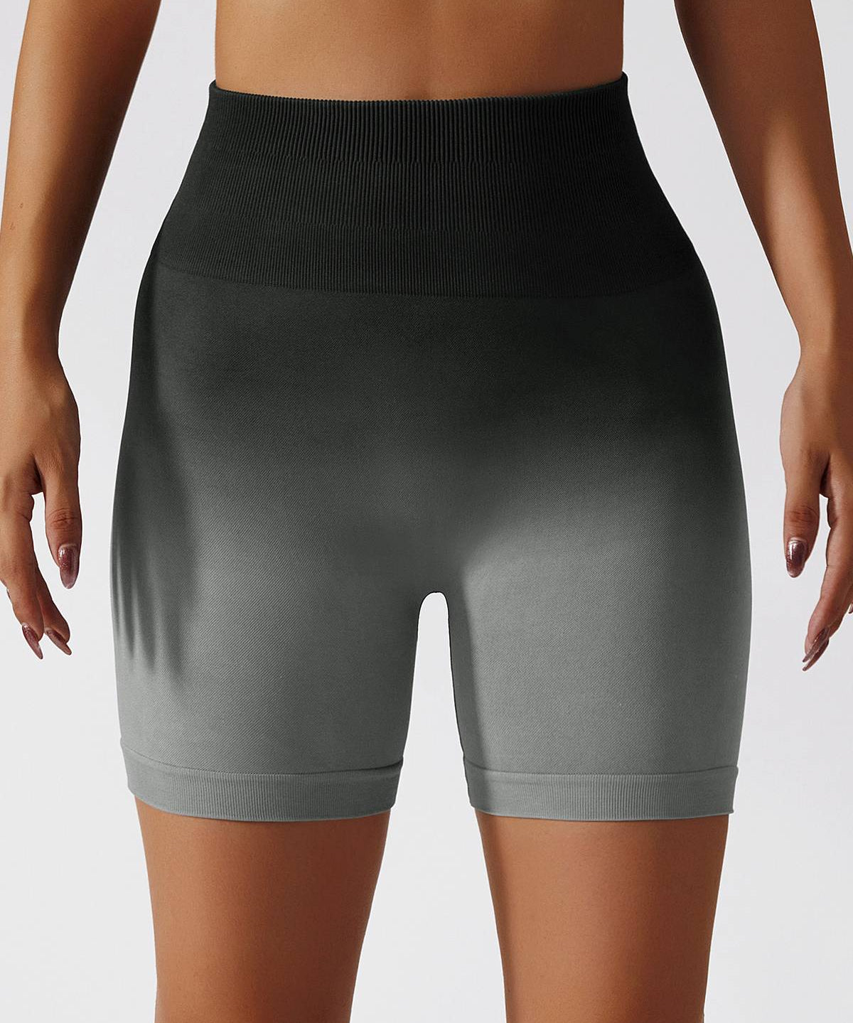 Ombre Seamless Scrunch Butt Shorts by bornfocus