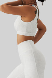 One Shoulder Sports Bra by bornfocus