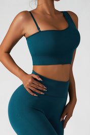 One Shoulder Sports Bra by bornfocus