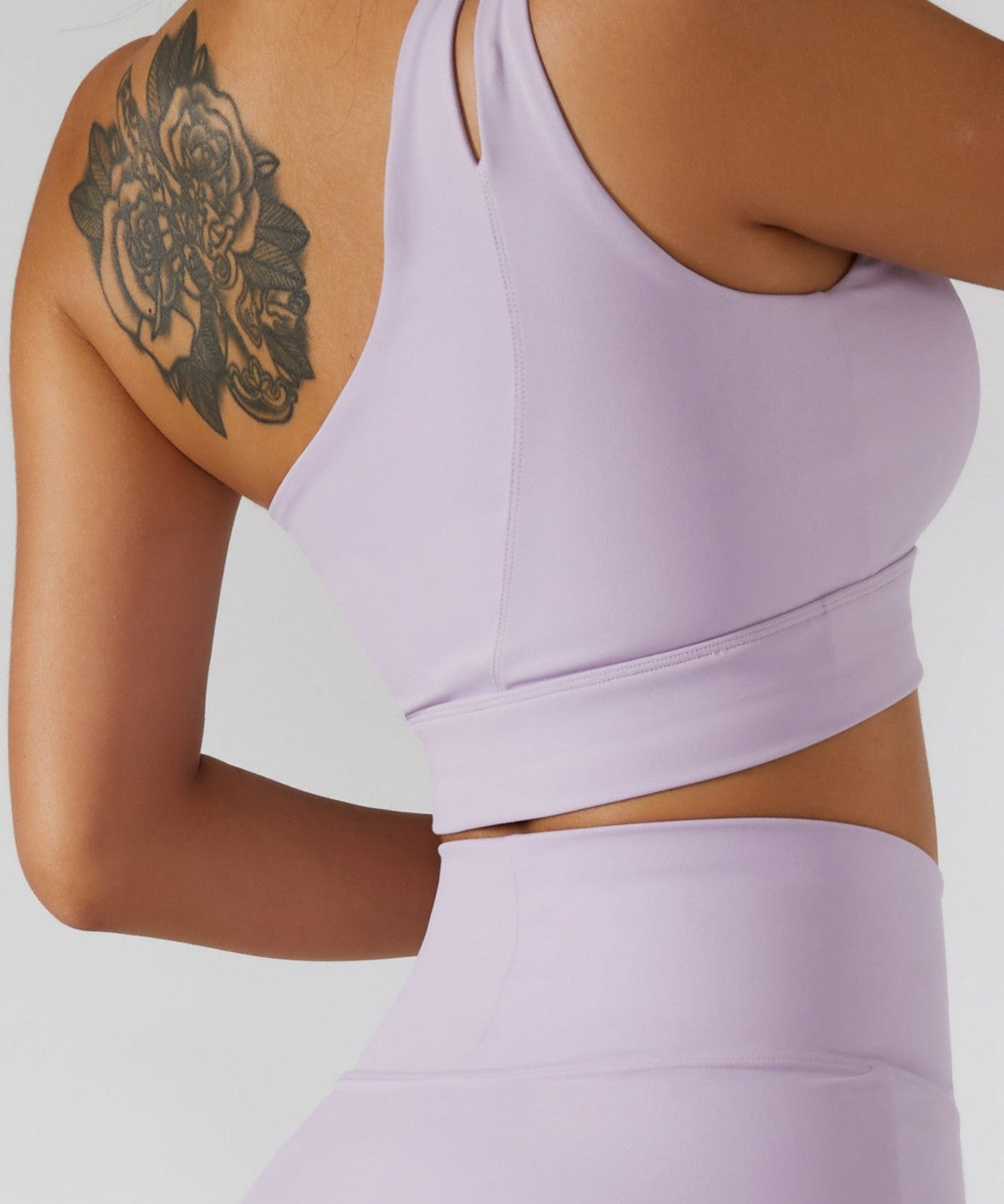 One Shoulder Sports Bra by bornfocus