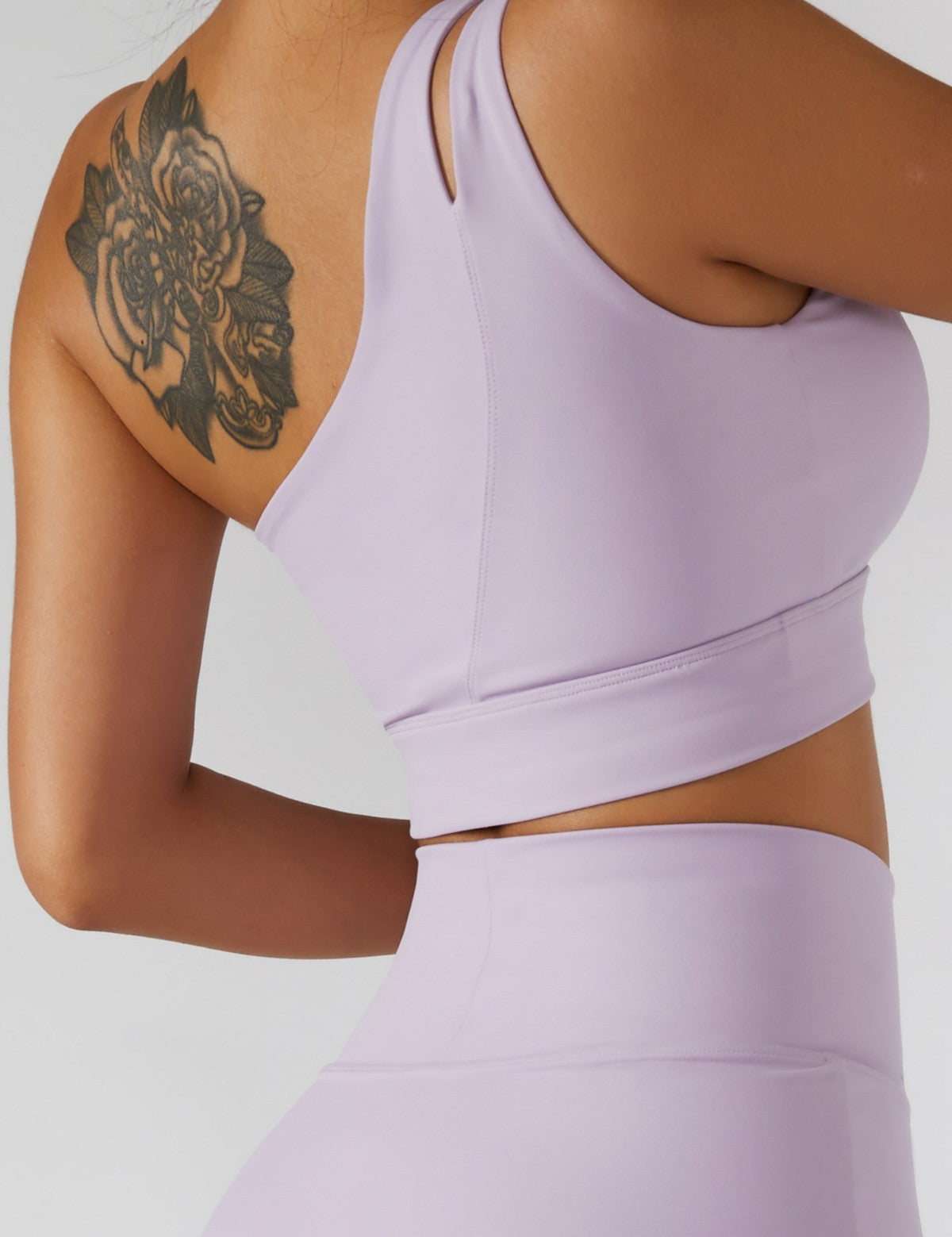 One Shoulder Sports Bra by bornfocus