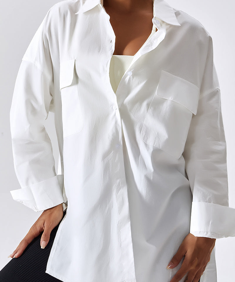 Oversized Longline Shirt by bornfocus