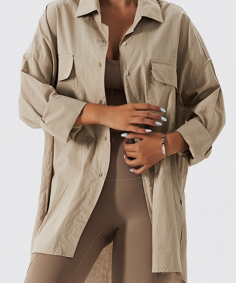 Oversized Longline Shirt by bornfocus