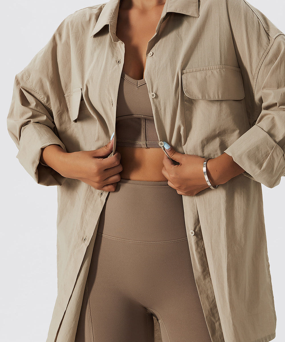 Oversized Longline Shirt by bornfocus