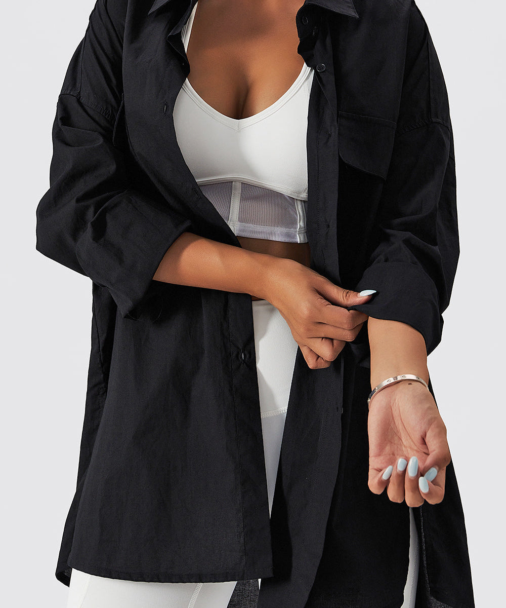 Oversized Longline Shirt by bornfocus