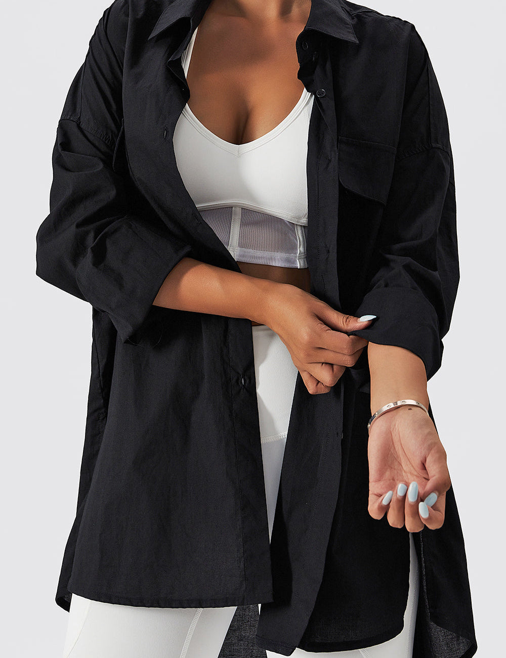 Oversized Longline Shirt by bornfocus