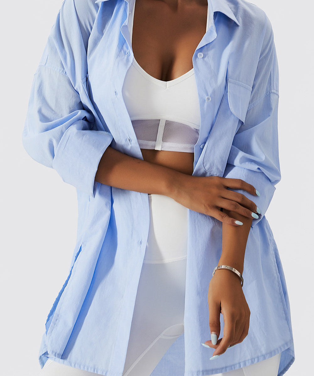 Oversized Longline Shirt by bornfocus