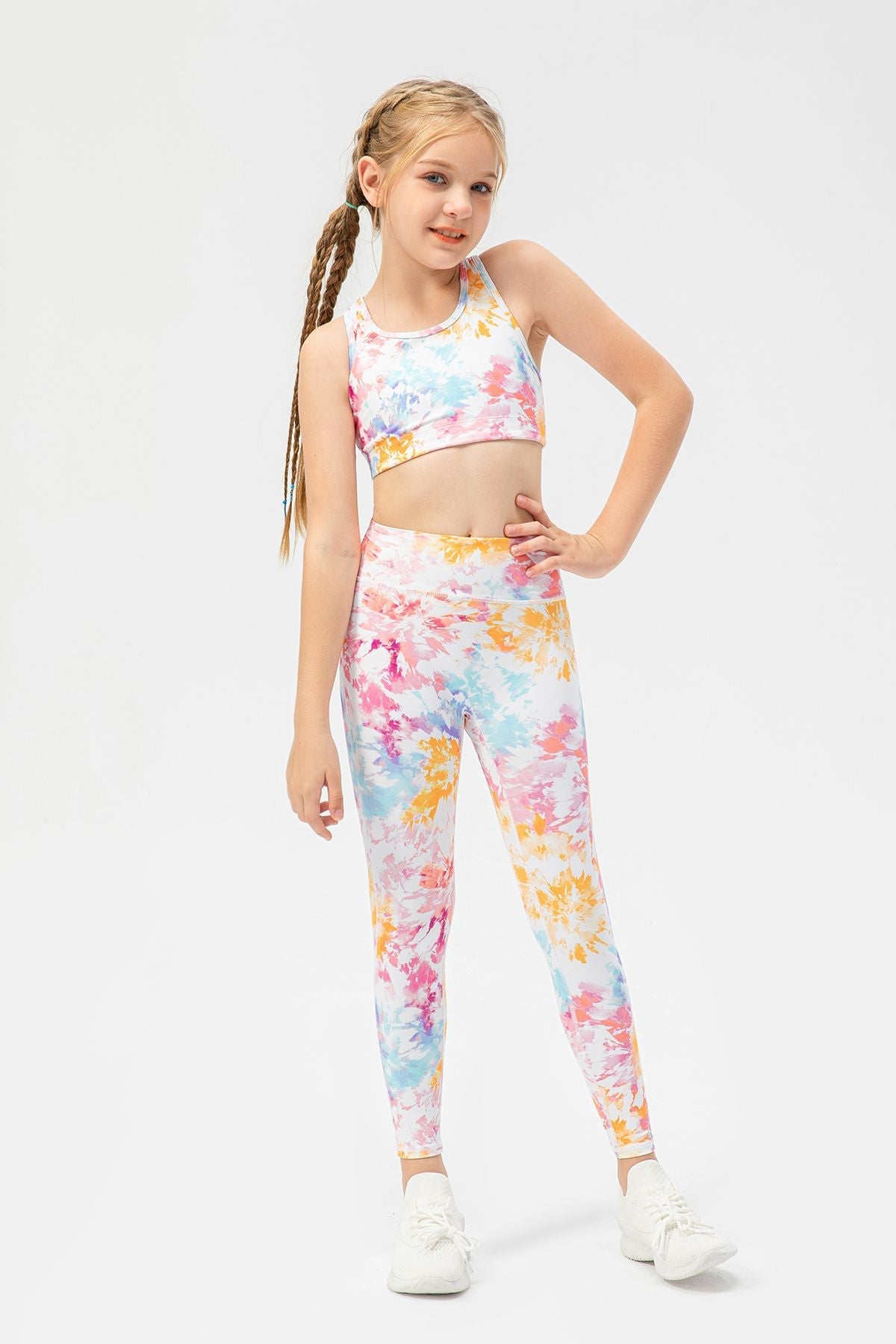 High-Rise Yoga Leggings for Girls by bornfocus