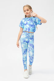 High-Rise Yoga Leggings for Girls by bornfocus
