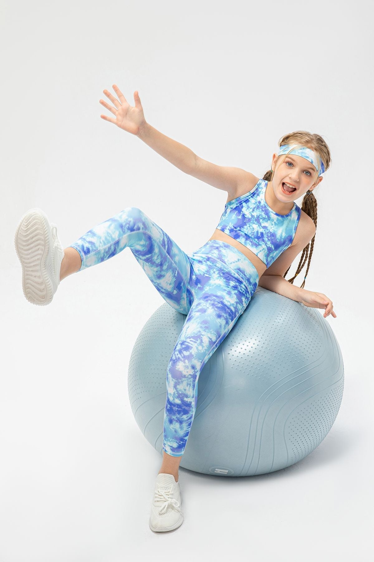 High-Rise Yoga Leggings for Girls by bornfocus