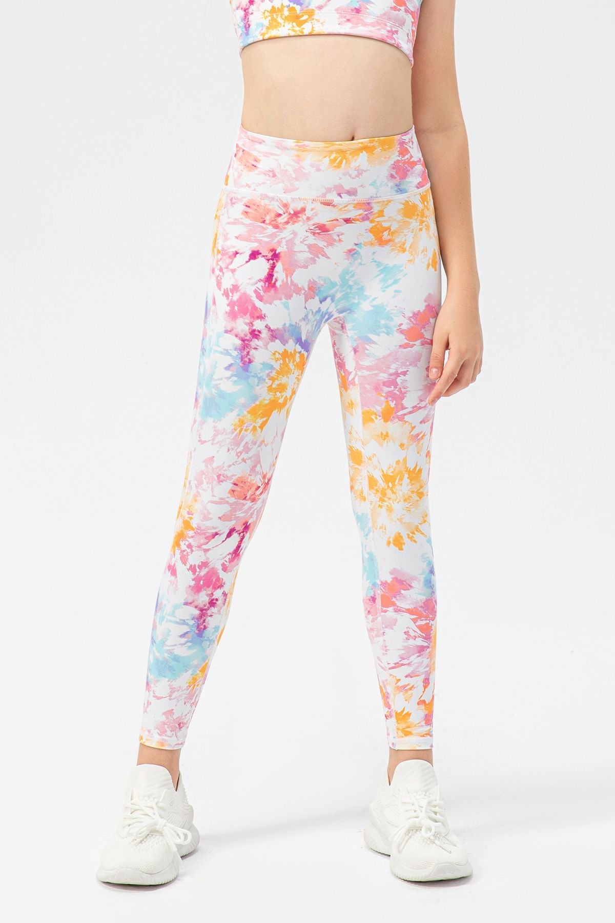 High-Rise Yoga Leggings for Girls by bornfocus
