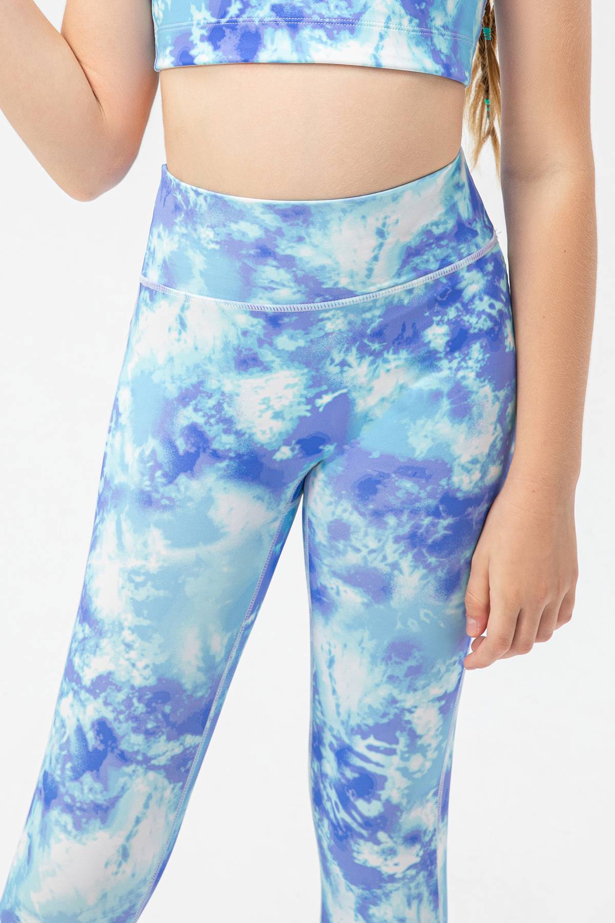 High-Rise Yoga Leggings for Girls by bornfocus