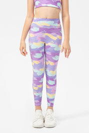 High-Rise Yoga Leggings for Girls by bornfocus
