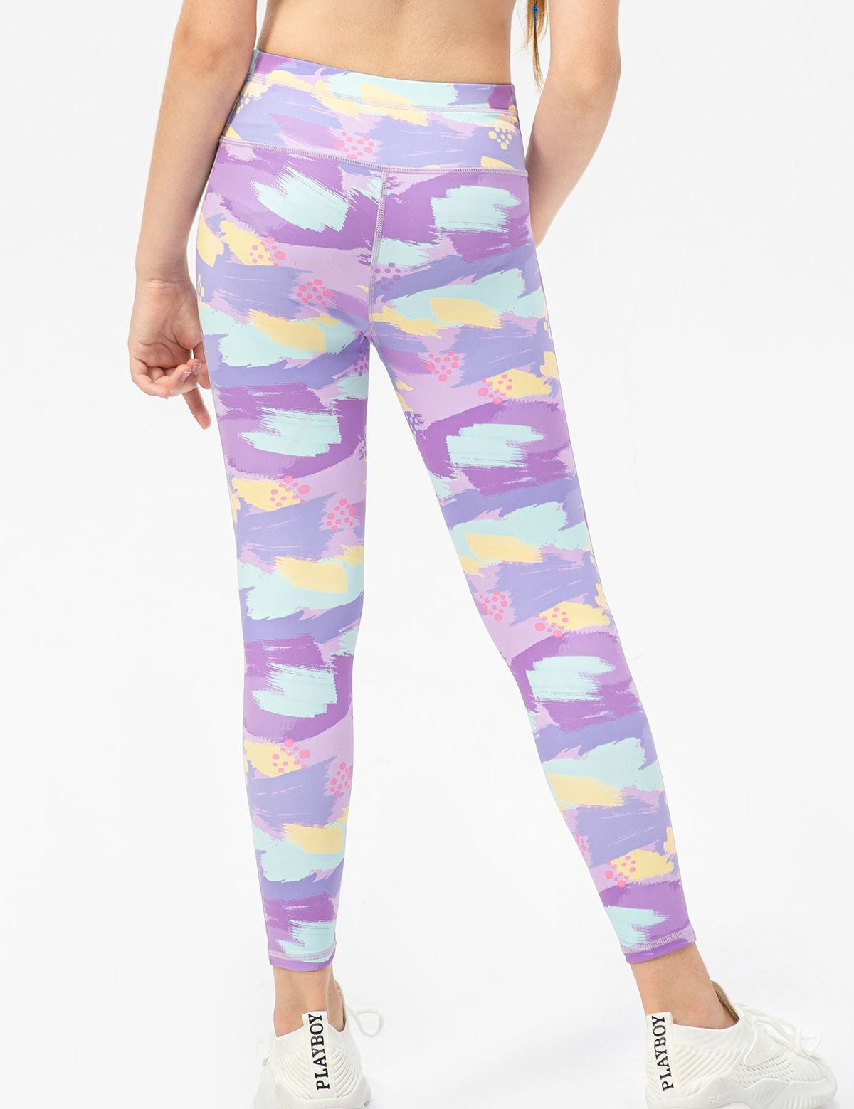 High-Rise Yoga Leggings for Girls by bornfocus