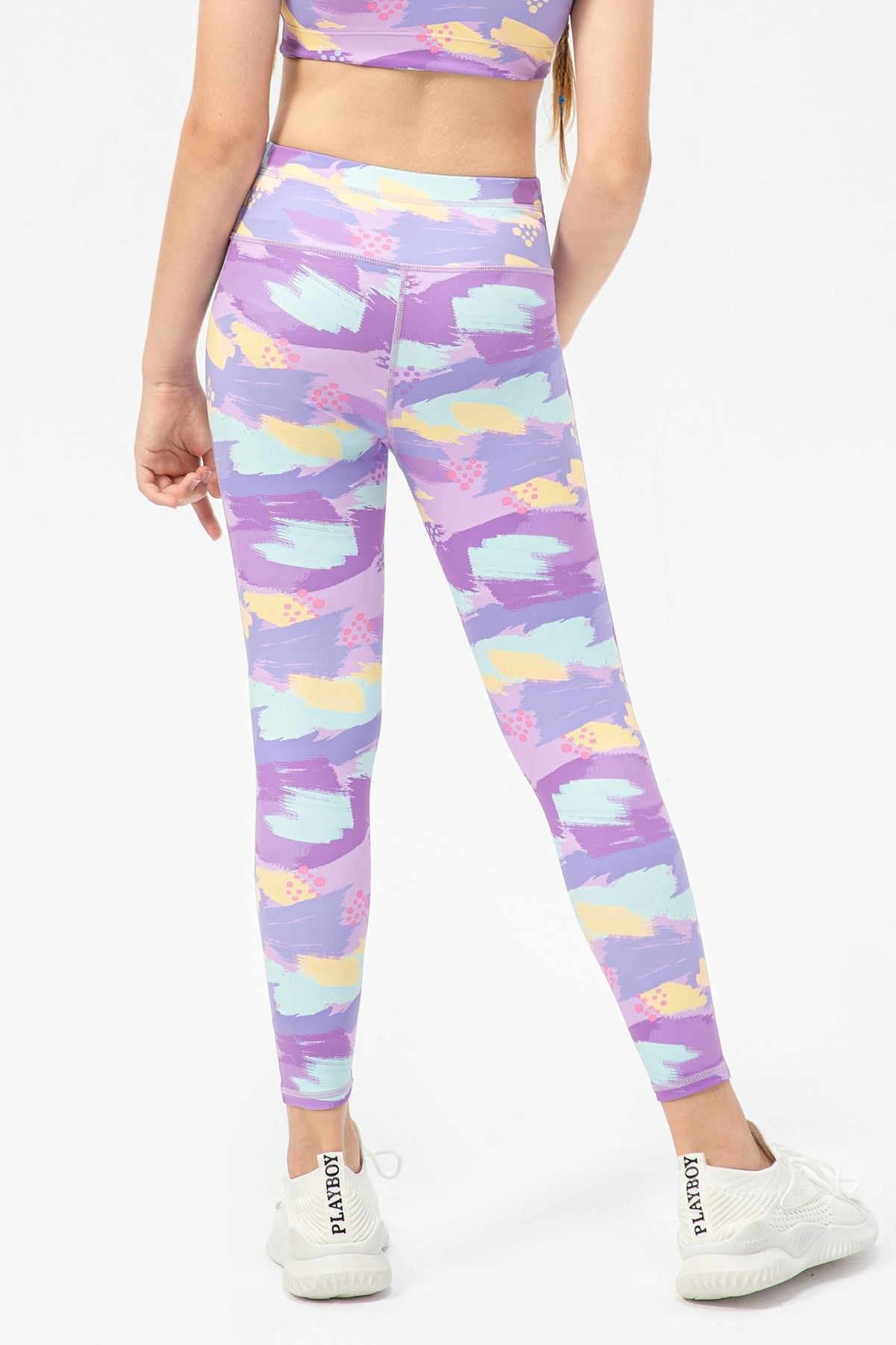 High-Rise Yoga Leggings for Girls by bornfocus