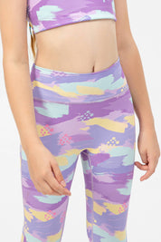 High-Rise Yoga Leggings for Girls by bornfocus
