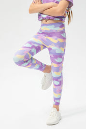 High-Rise Yoga Leggings for Girls by bornfocus