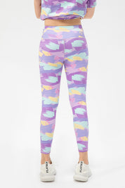 High-Rise Yoga Leggings for Girls by bornfocus