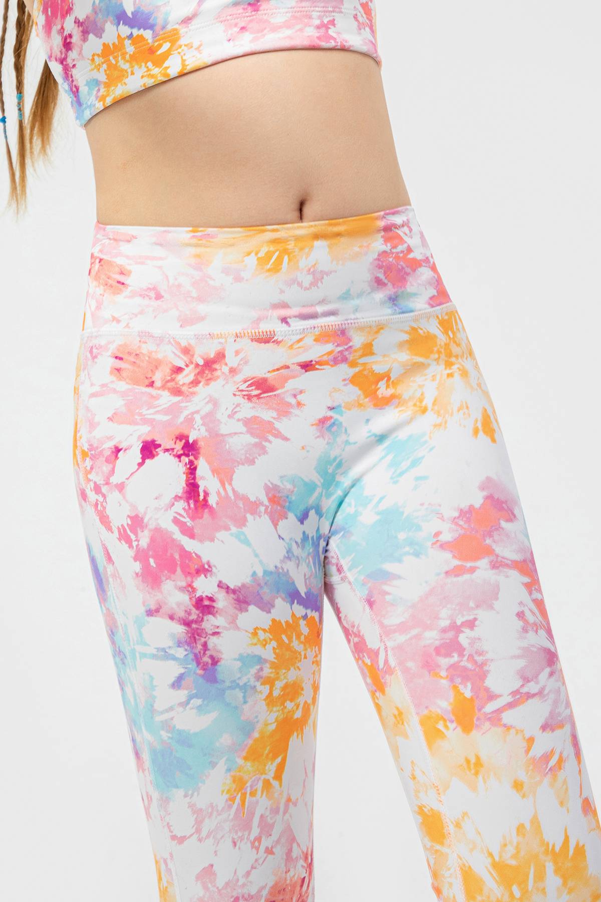 High-Rise Yoga Leggings for Girls by bornfocus