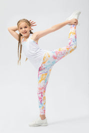 High-Rise Yoga Leggings for Girls by bornfocus