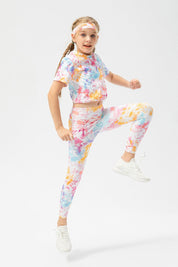 High-Rise Yoga Leggings for Girls by bornfocus