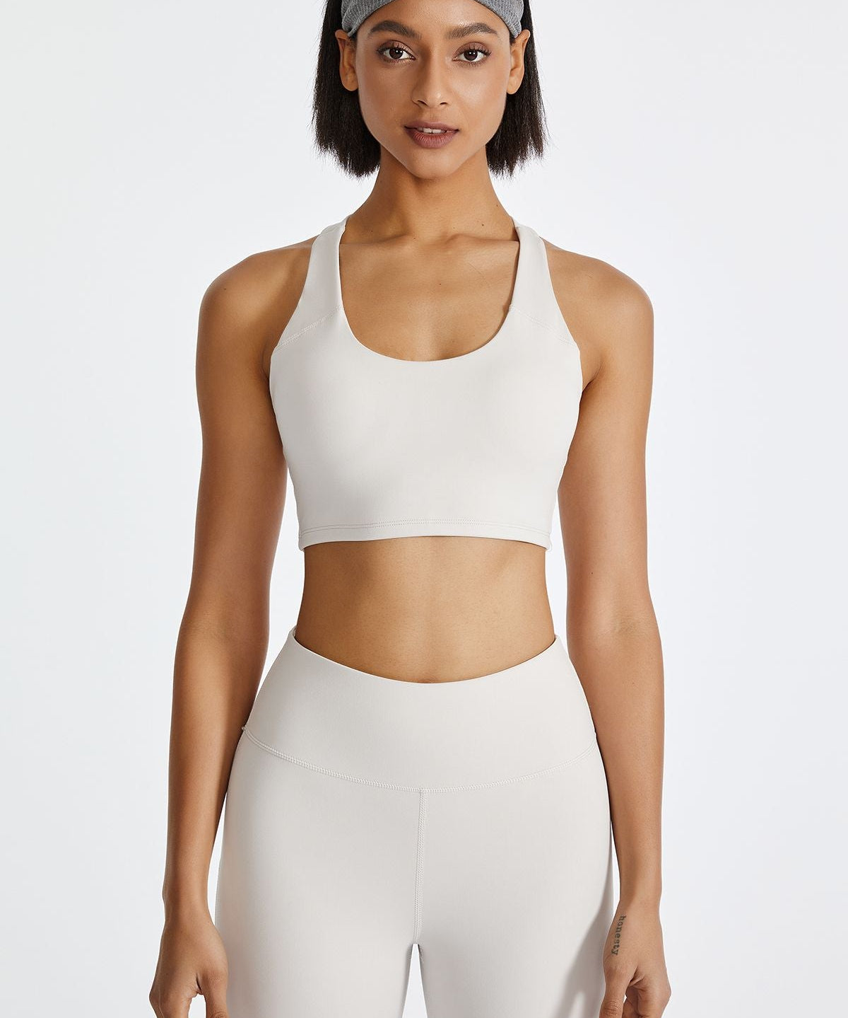 Bold Racerback Sports Bra by bornfocus