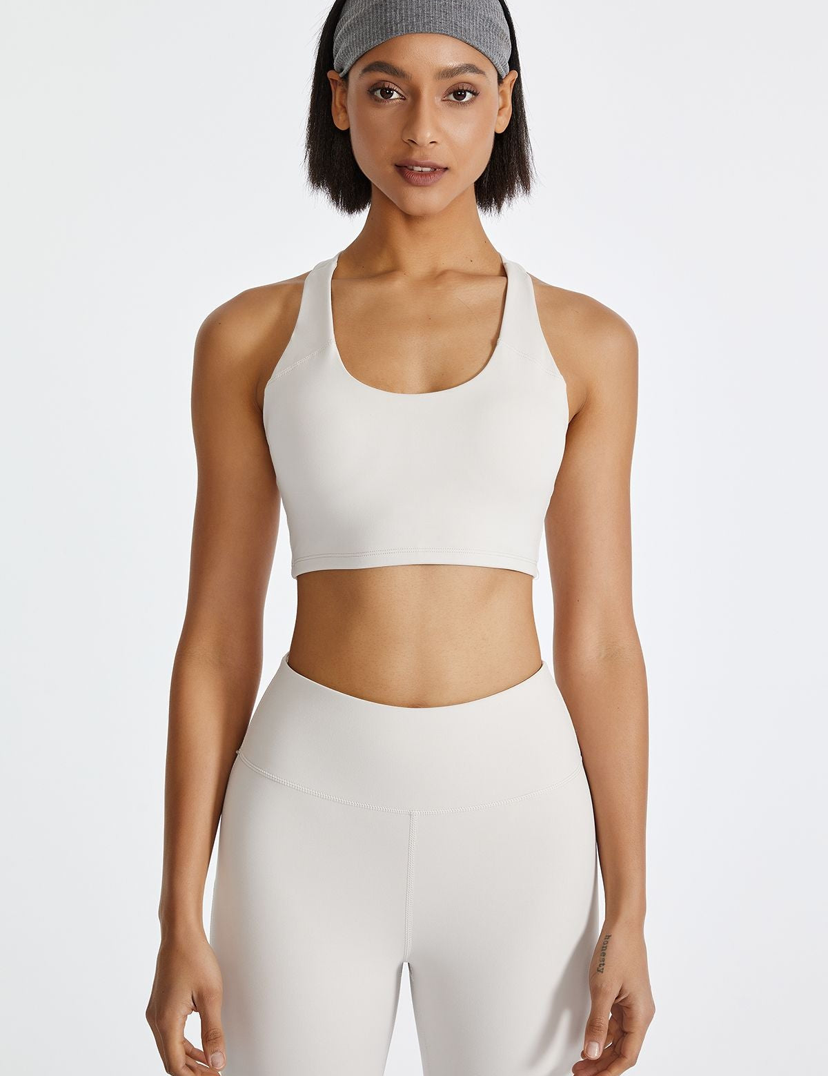 Bold Racerback Sports Bra by bornfocus