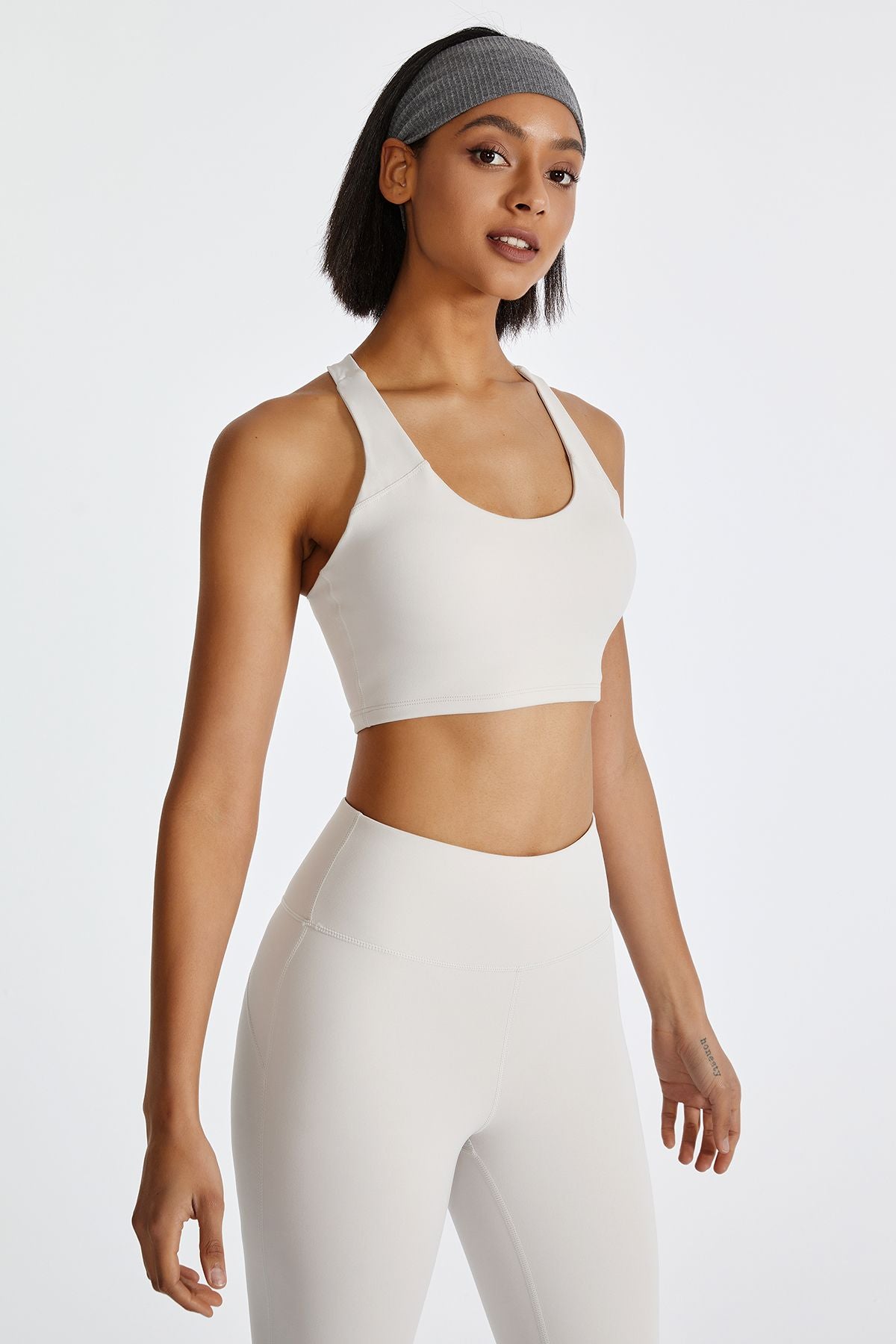 Bold Racerback Sports Bra by bornfocus