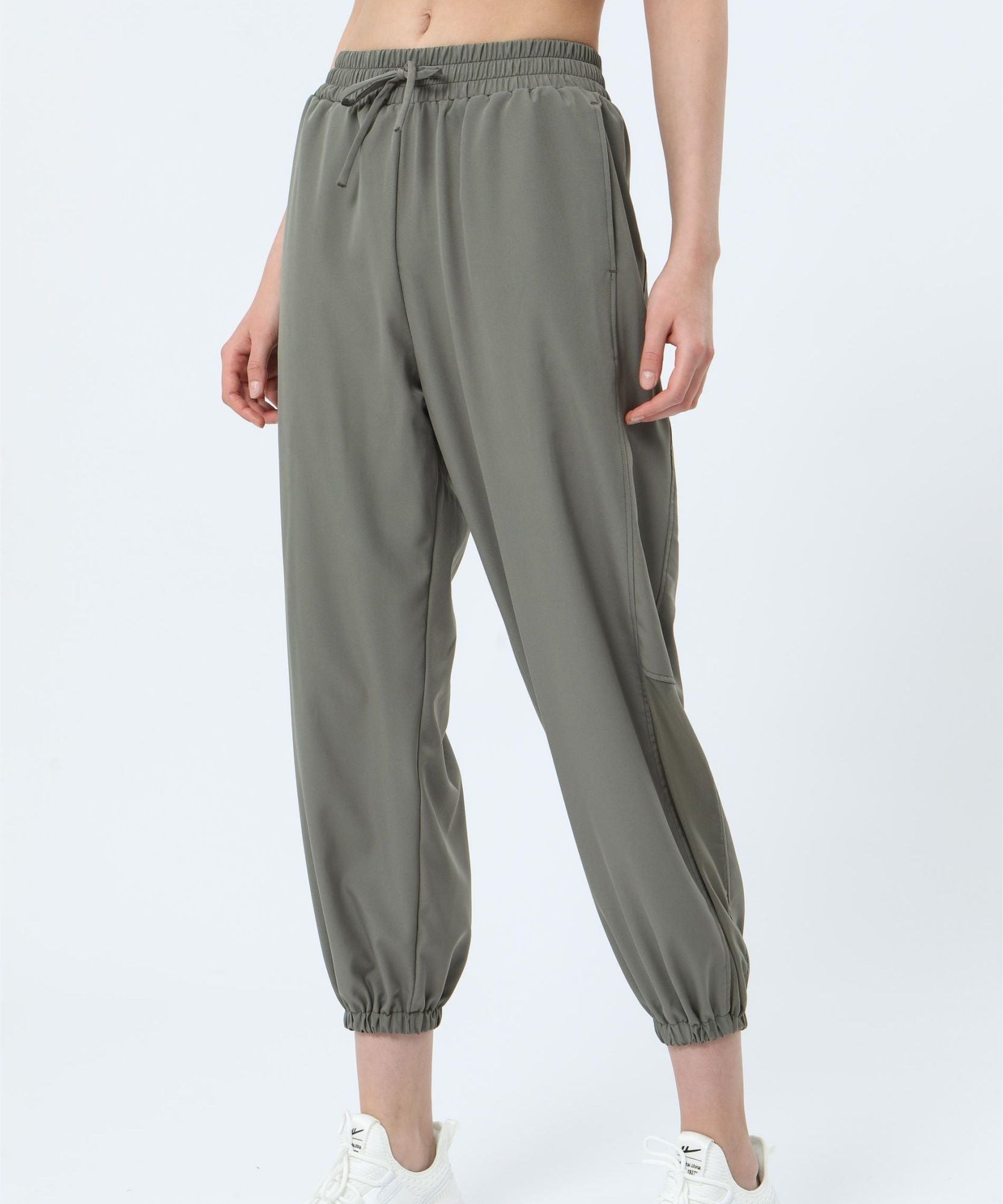 Mesh Panel Jogger Pants by bornfocus