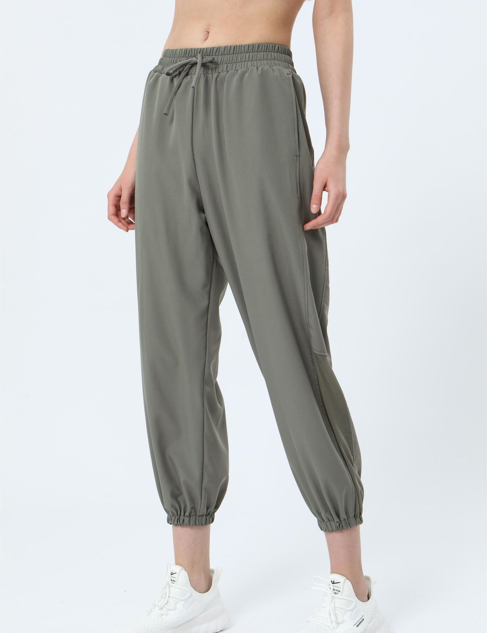 Mesh Panel Jogger Pants by bornfocus