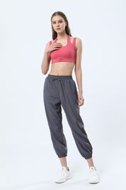 Mesh Panel Jogger Pants by bornfocus