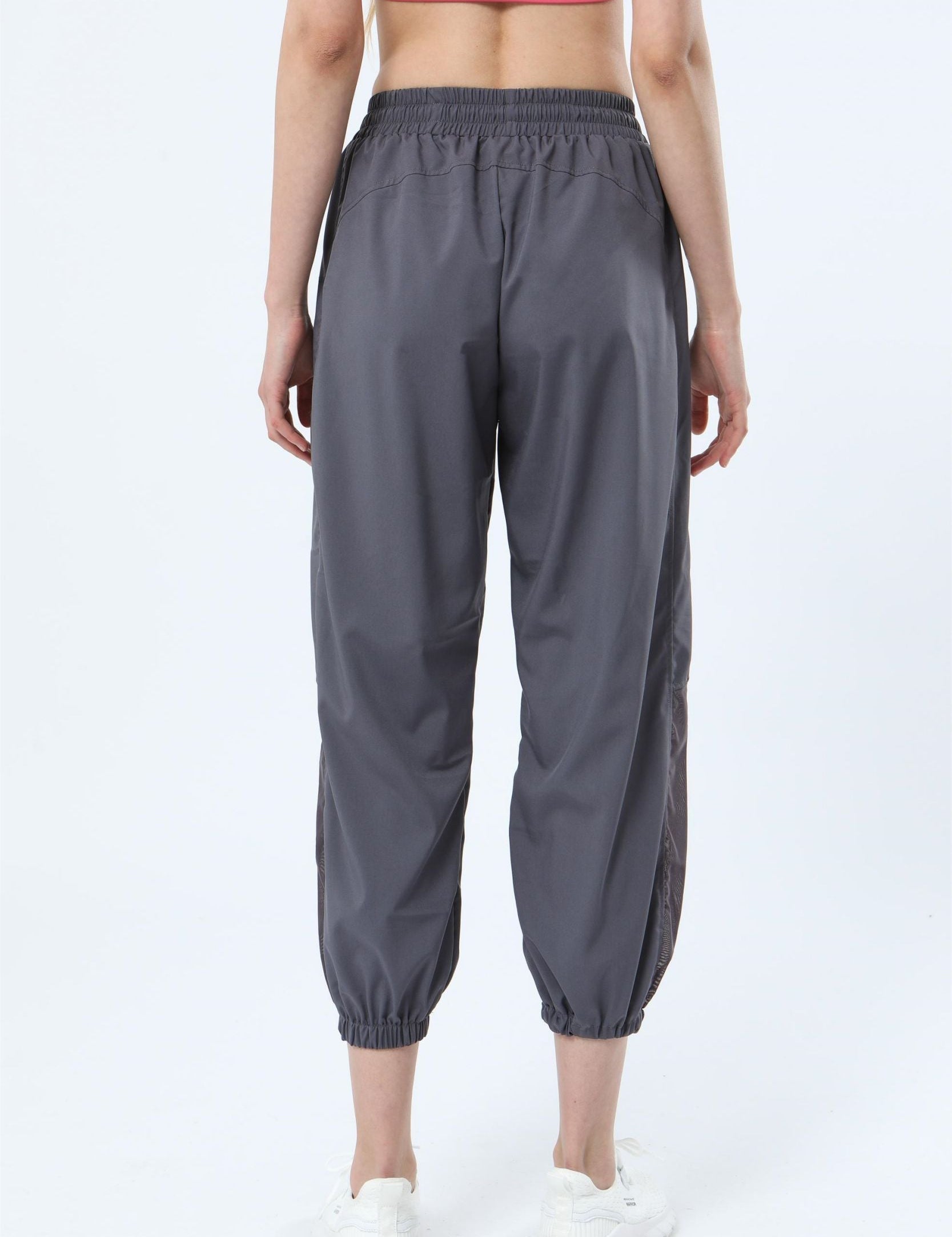 Mesh Panel Jogger Pants by bornfocus