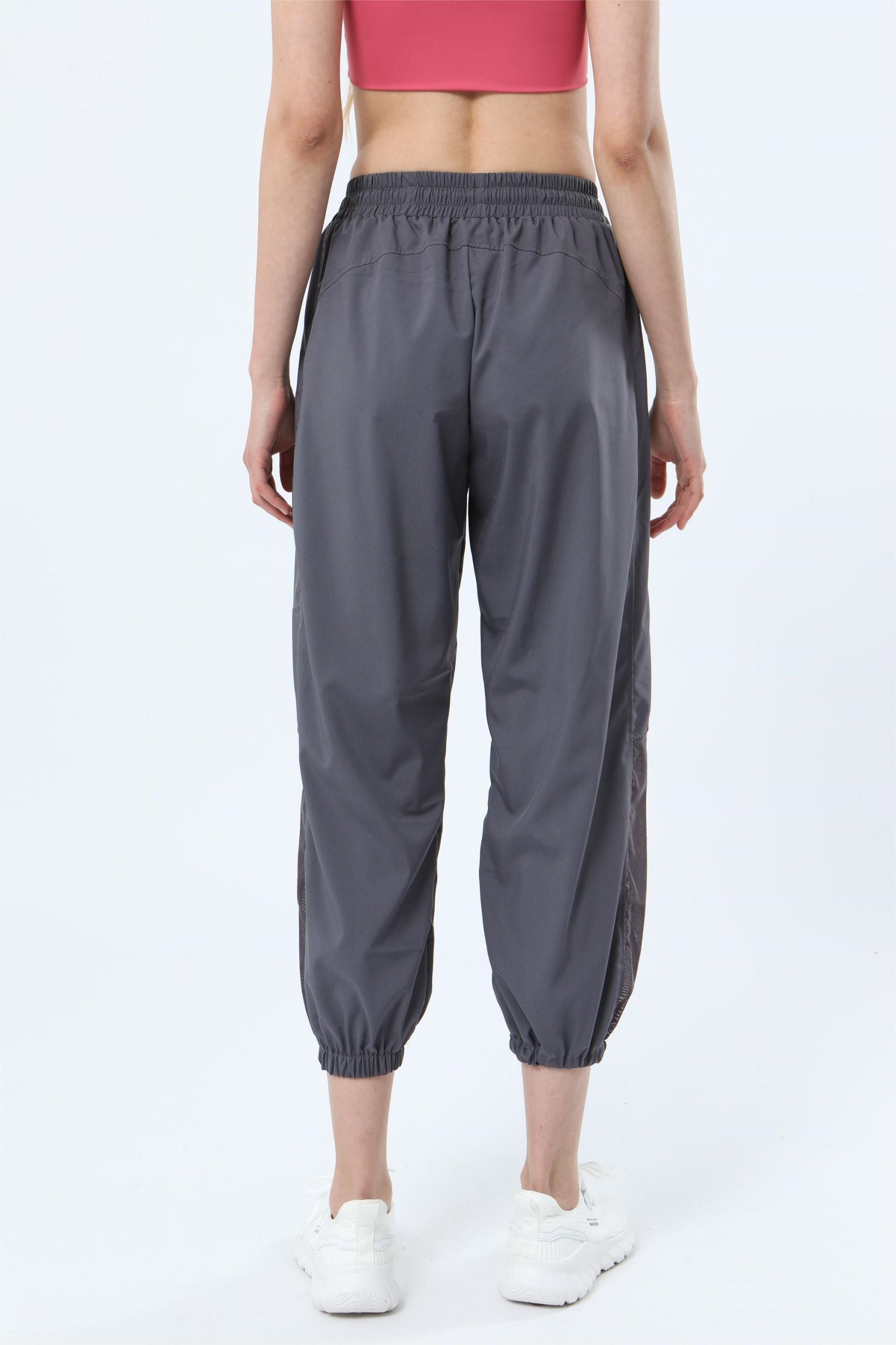 Mesh Panel Jogger Pants by bornfocus