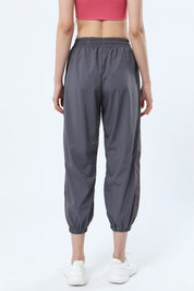 Mesh Panel Jogger Pants by bornfocus