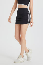 Ribbed Contrast Trim Bodycon Mini Skirt by bornfocus