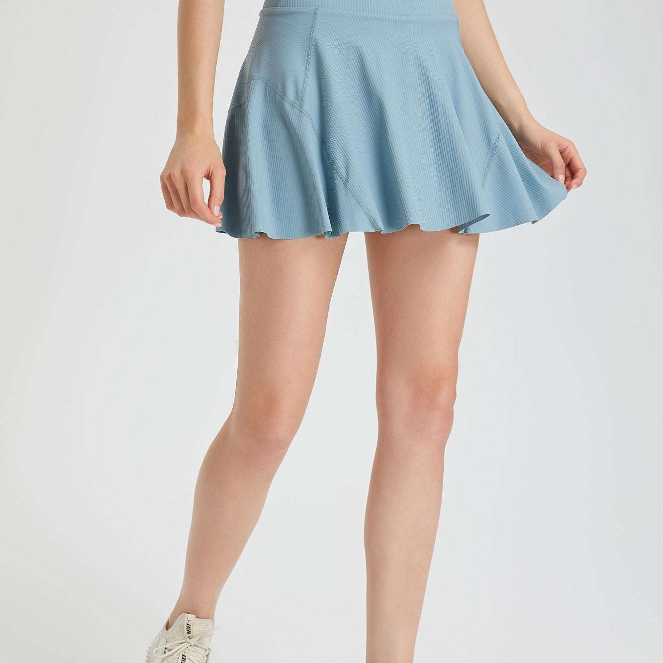Ribbed Pleated Tennis Skirts by bornfocus