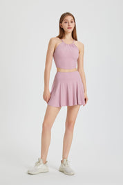 Ribbed Pleated Tennis Skirts by bornfocus