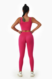 Halter Strap Detailing Tank Tops Built-in Bra by bornfocus