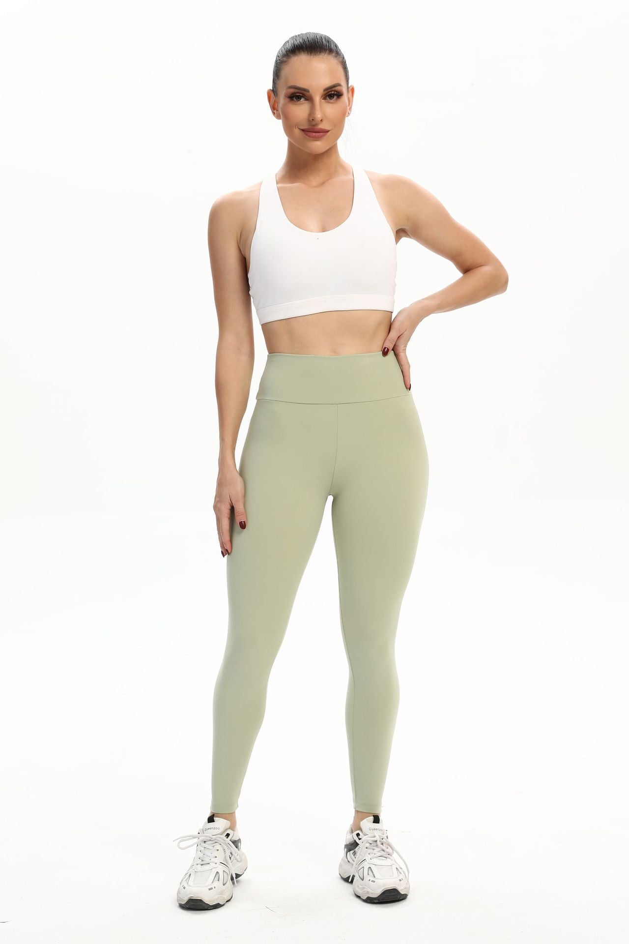 High-Rise Scrunch Butt Leggings by bornfocus