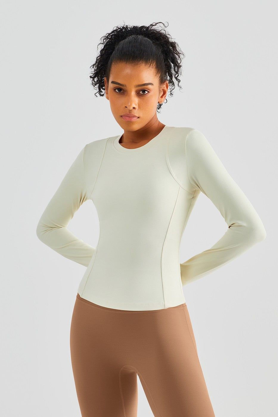 Sculpt Long Sleeve Athletic Top by bornfocus