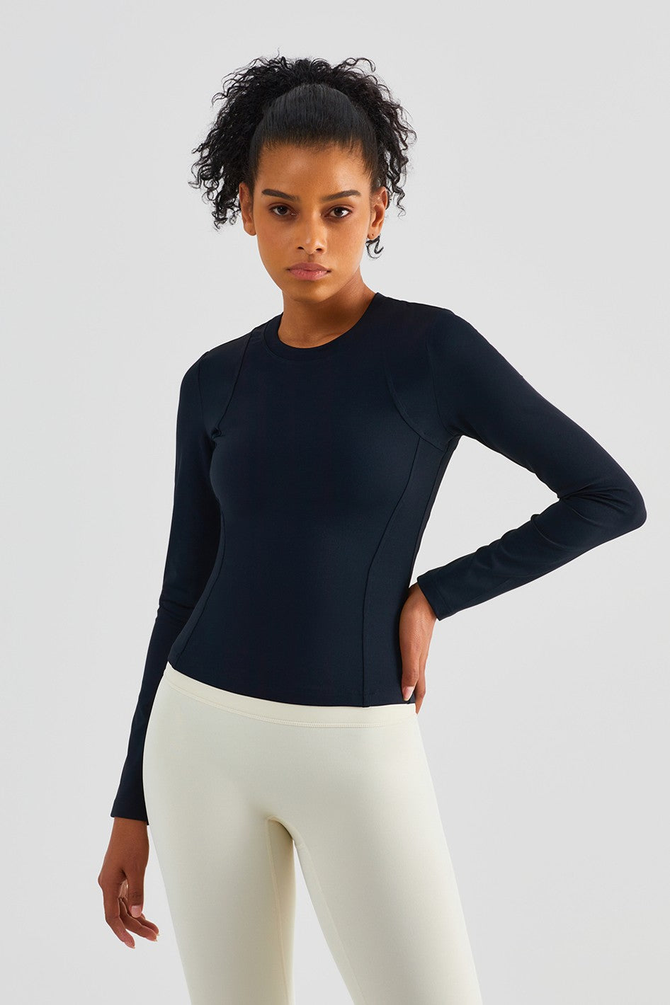 Sculpt Long Sleeve Athletic Top by bornfocus